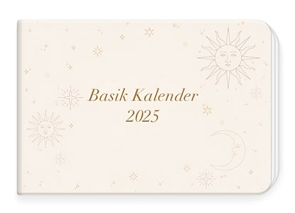 Coverbild des Basik Kalenders für 2025 in Beige