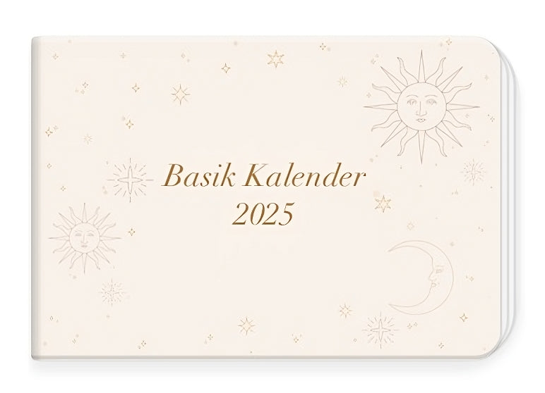 Coverbild des Basik Kalenders für 2025 in Beige